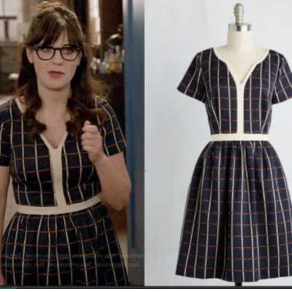 Modcloth dress A seen on new Girl tv show
